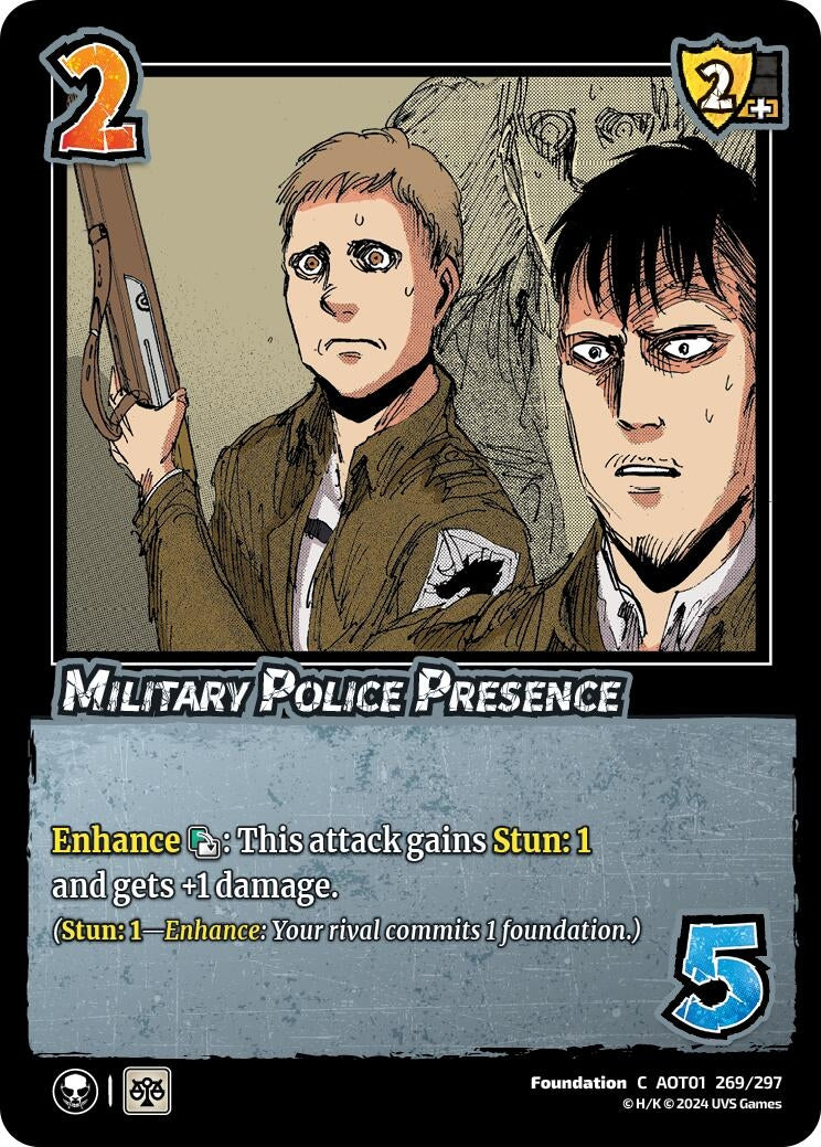 Image for Military Police Presence (269/297) (AOT1) - UniVersus