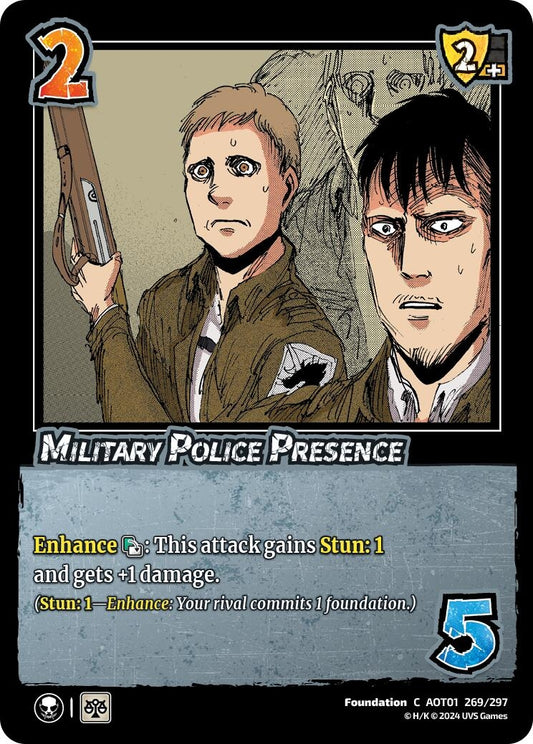 Image for Military Police Presence (269/297) (AOT1) - UniVersus