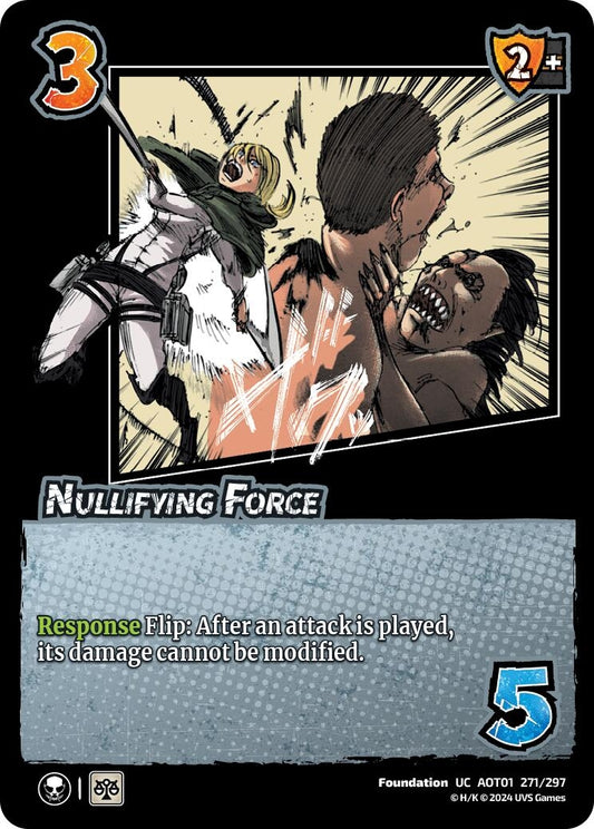 Image for Nullifying Force (271/297) (AOT1) - UniVersus