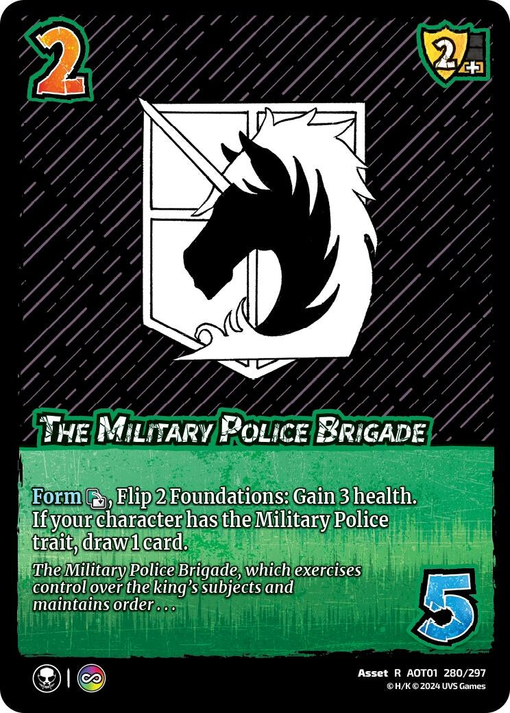 Image for The Military Police Brigade (280/297) (AOT1) - UniVersus