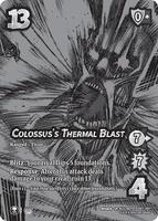 Colossus's Thermal Blast (Alternate Art) - Attack on Titan: Battle for Humanity (AOT01) | Red Riot Games CA