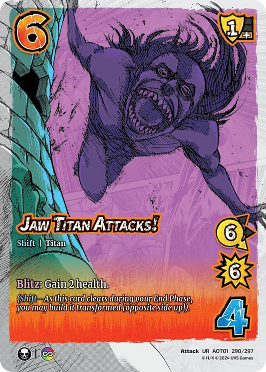 Image for Jaw Titan Attacks! // The Jaw Titan (290/297) (AOT1) - UniVersus