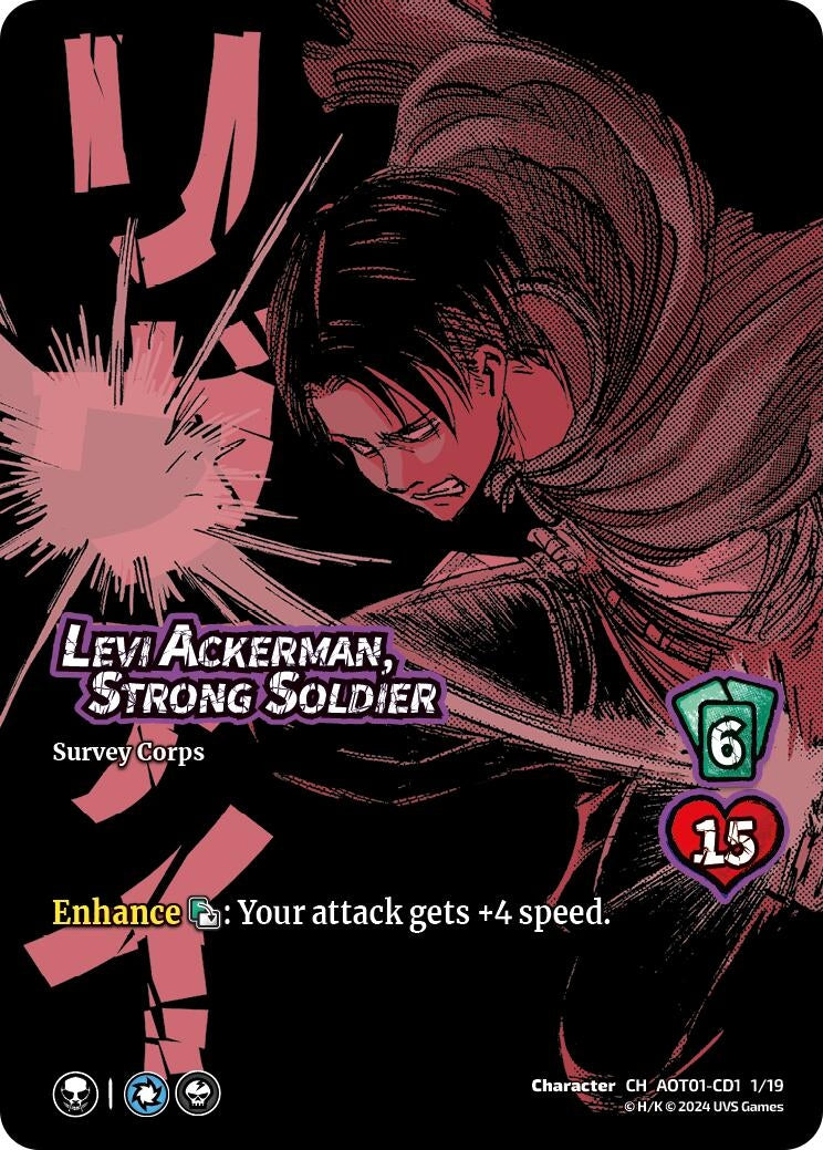 Image for Levi Ackerman, Strong Soldier (CD1) (CD1 1/19) (AOT1) - UniVersus