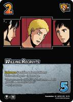 Willing Recruits (CD1) - Attack on Titan: Battle for Humanity (AOT01) | Red Riot Games CA