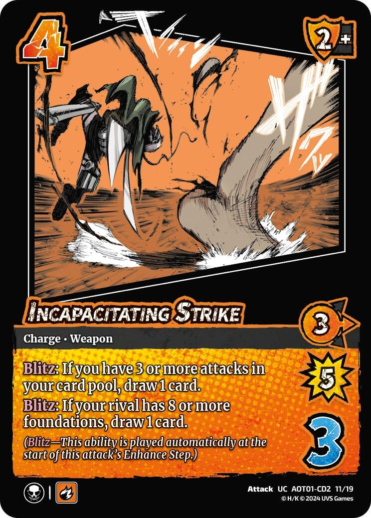 Image for Incapacitating Strike (CD2) (CD2 11/19) (AOT1) - UniVersus