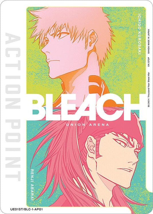 Action Point Card (AP01) (Ichigo Kurosaki/Renji Abarai) (UE01ST/BLC-1-AP01) [UE01ST]