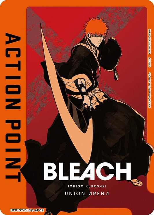 Action Point Card (AP02) (Ichigo Kurosaki) (UE01ST/BLC-1-AP02) [UE01ST]