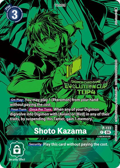 Shoto Kazama [P-133] (2024 Evolution Cup Top 4) [Promotional Cards]