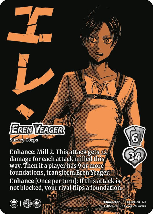 Image for Eren Yeager // Eren, Attack Titan (GenCon 2024) (PROMO24 60) (AOT1) - UniVersus