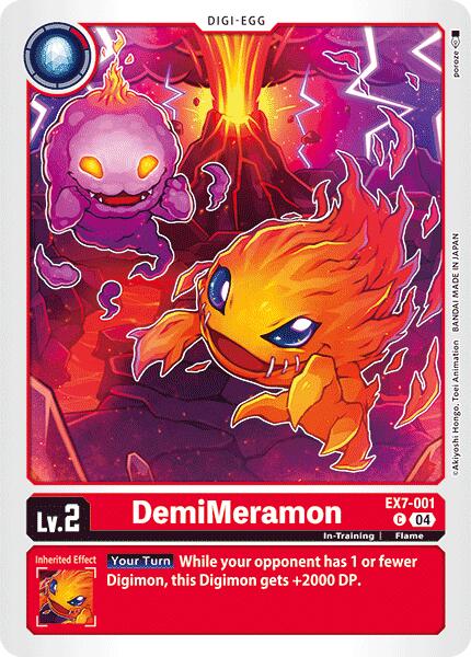 DemiMeramon [EX7-001] [Digimon LIBERATOR] | Red Riot Games CA