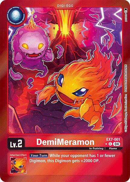 DemiMeramon [EX7-001] (Foil) [Digimon LIBERATOR] | Red Riot Games CA