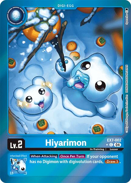 Hiyarimon [EX7-002] (Foil) [Digimon LIBERATOR] | Red Riot Games CA