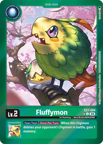 Fluffymon [EX7-004] (Foil) [Digimon LIBERATOR] | Red Riot Games CA