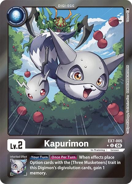 Kapurimon [EX7-005] (Foil) [Digimon LIBERATOR] | Red Riot Games CA