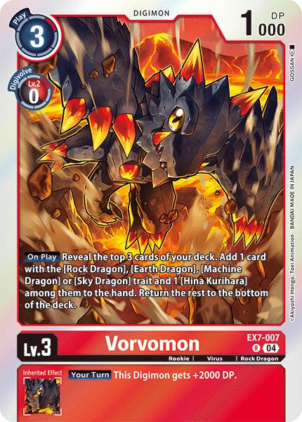 Vorvomon [EX7-007] [Digimon LIBERATOR] | Red Riot Games CA