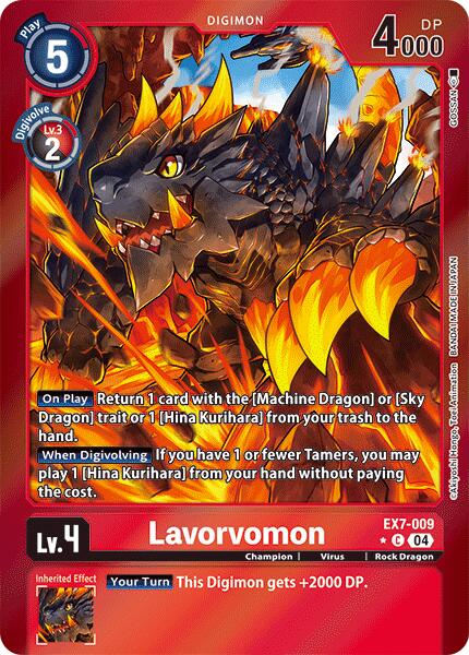 Lavorvomon [EX7-009] (Foil) [Digimon LIBERATOR] | Red Riot Games CA