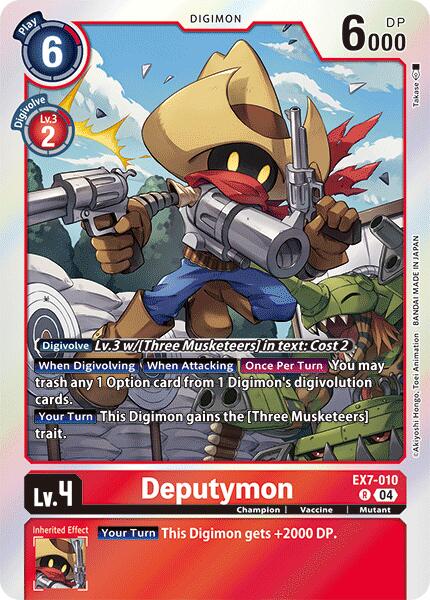 Deputymon [EX7-010] [Digimon LIBERATOR] | Red Riot Games CA