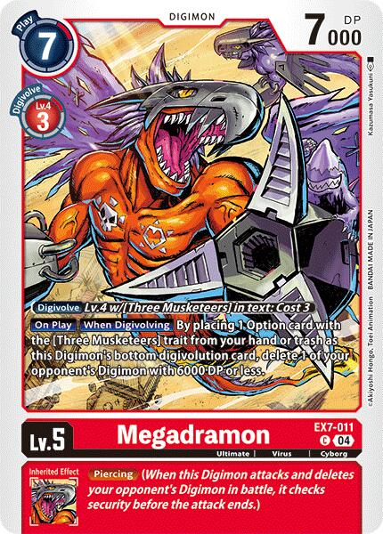 Megadramon [EX7-011] [Digimon LIBERATOR] | Red Riot Games CA