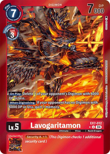 Lavogaritamon [EX7-012] (Foil) [Digimon LIBERATOR] | Red Riot Games CA