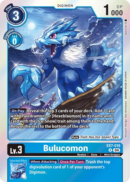 Bulucomon [EX7-016] [Digimon LIBERATOR] | Red Riot Games CA