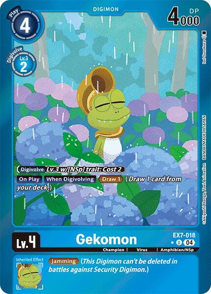 Gekomon [EX7-018] (Foil) [Digimon LIBERATOR] | Red Riot Games CA