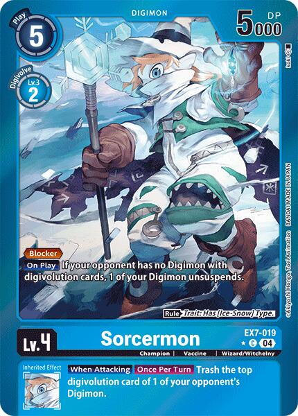 Sorcermon [EX7-019] (Foil) [Digimon LIBERATOR] | Red Riot Games CA