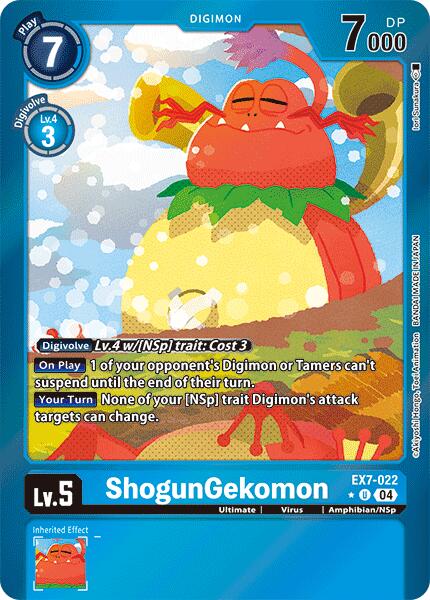 ShogunGekomon [EX7-022] (Foil) [Digimon LIBERATOR] | Red Riot Games CA