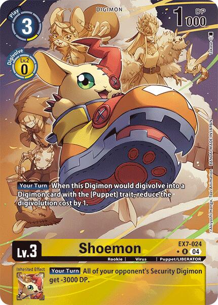 Shoemon [EX7-024] (Alternate Art) [Digimon LIBERATOR] | Red Riot Games CA