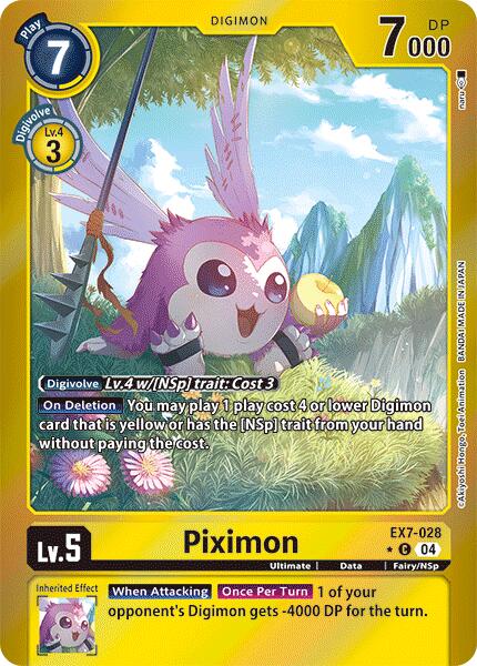 Piximon [EX7-028] (Foil) [Digimon LIBERATOR] | Red Riot Games CA