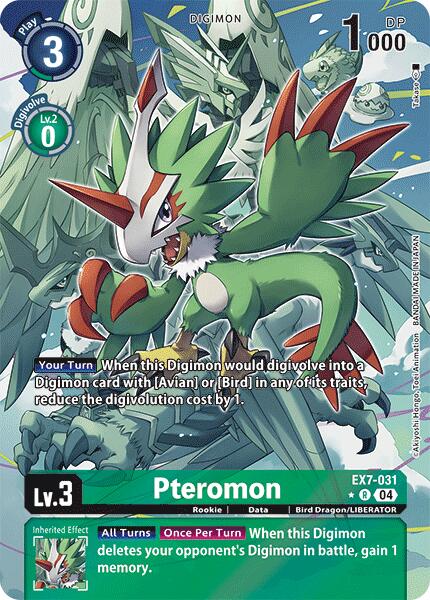 Pteromon [EX7-031] (Alternate Art) [Digimon LIBERATOR] | Red Riot Games CA