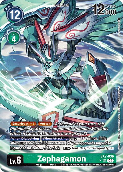 Zephagamon [EX7-036] (Alternate Art) [Digimon LIBERATOR] | Red Riot Games CA