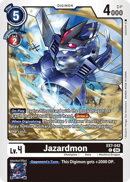 Jazardmon [EX7-042] [Digimon LIBERATOR] | Red Riot Games CA