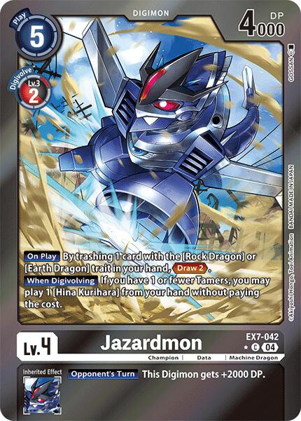 Jazardmon [EX7-042] (Foil) [Digimon LIBERATOR] | Red Riot Games CA