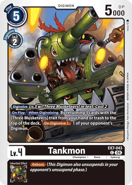 Tankmon [EX7-043] [Digimon LIBERATOR] | Red Riot Games CA