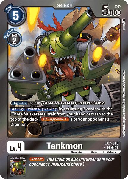 Tankmon [EX7-043] (Foil) [Digimon LIBERATOR] | Red Riot Games CA