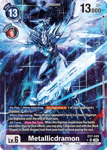 Metallicdramon [EX7-049] (Alternate Art) [Digimon LIBERATOR] | Red Riot Games CA