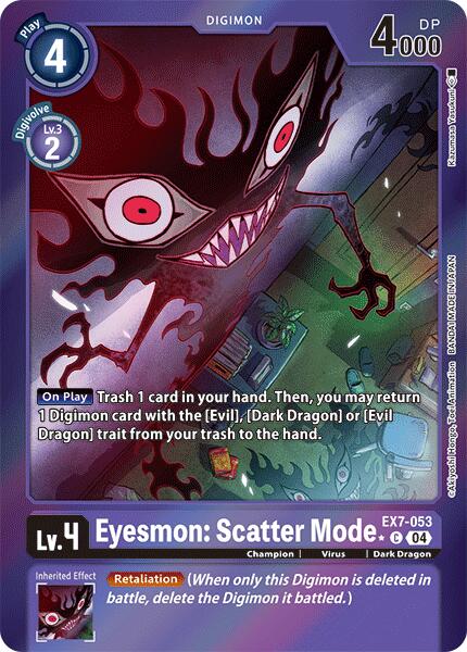 Eyesmon: Scatter Mode [EX7-053] (Foil) [Digimon LIBERATOR] | Red Riot Games CA