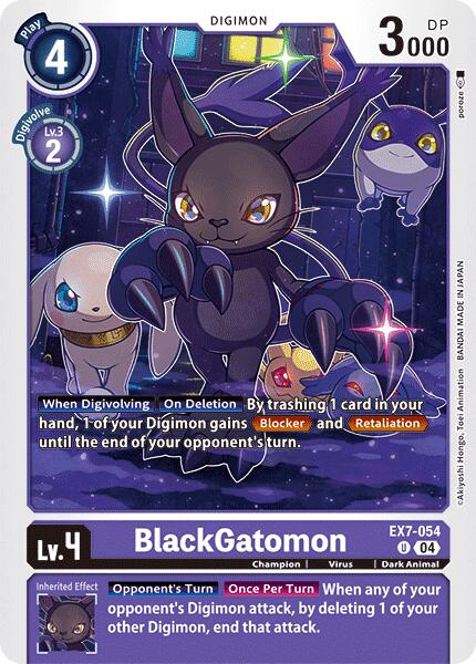 BlackGatomon [EX7-054] [Digimon LIBERATOR] | Red Riot Games CA