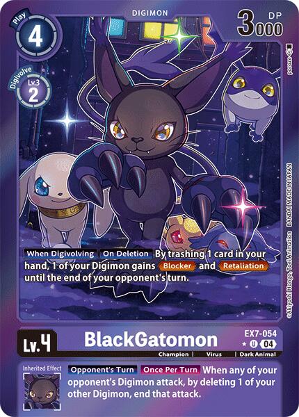 BlackGatomon [EX7-054] (Foil) [Digimon LIBERATOR] | Red Riot Games CA