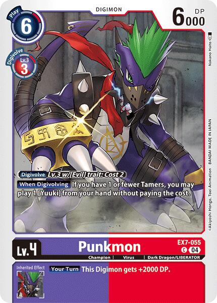 Punkmon [EX7-055] [Digimon LIBERATOR] | Red Riot Games CA