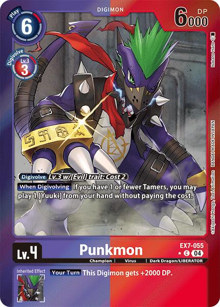 Punkmon [EX7-055] (Foil) [Digimon LIBERATOR] | Red Riot Games CA