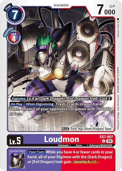 Loudmon [EX7-057] [Digimon LIBERATOR] | Red Riot Games CA