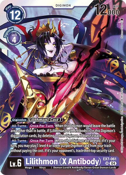 Lilithmon [EX7-061] (X Antibody) [Digimon LIBERATOR] | Red Riot Games CA