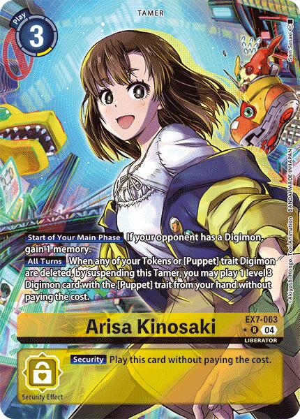 Arisa Kinosaki [EX7-063] (Alternate Art) [Digimon LIBERATOR] | Red Riot Games CA