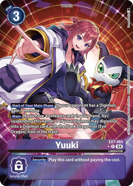 Yuuki [EX7-065] (Alternate Art) [Digimon LIBERATOR] | Red Riot Games CA