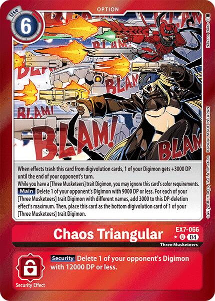 Chaos Triangular [EX7-066] (Foil) [Digimon LIBERATOR] | Red Riot Games CA