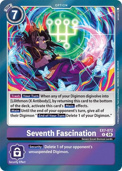 Seventh Fascination [EX7-072] [Digimon LIBERATOR] | Red Riot Games CA