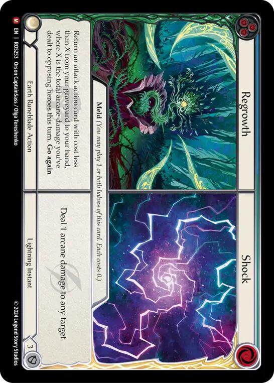 Regrowth // Shock [ROS253] (Rosetta)  Rainbow Foil | Red Riot Games CA