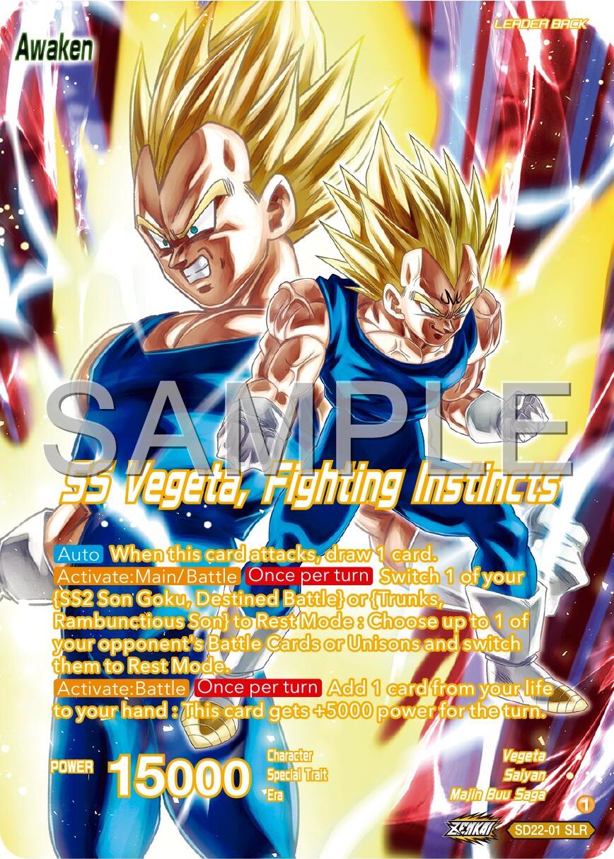 Vegeta // SS Vegeta, Fighting Instincts (SD22-01) [Premium 7th Anniversary Box 2024] | Red Riot Games CA