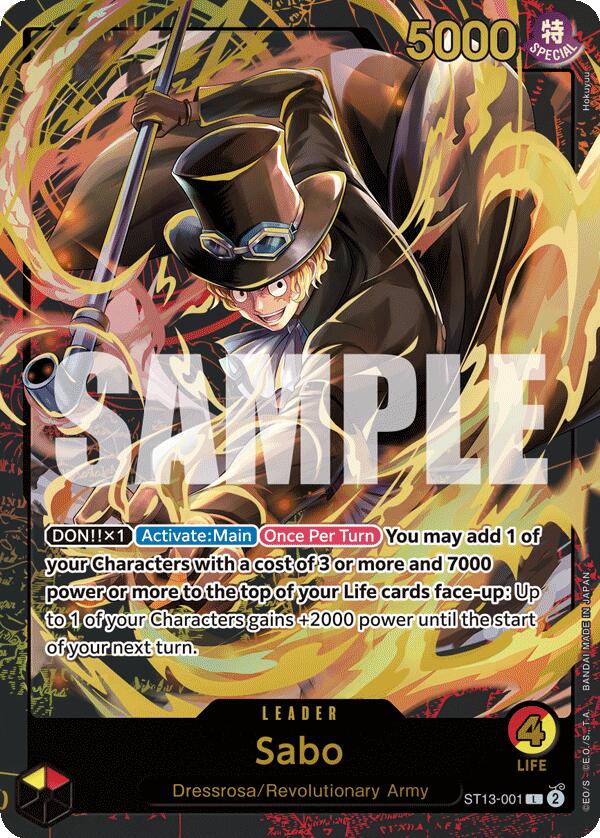 Sabo (Premium Card Collection -Leader Collection-) [One Piece Promotion Cards] | Red Riot Games CA